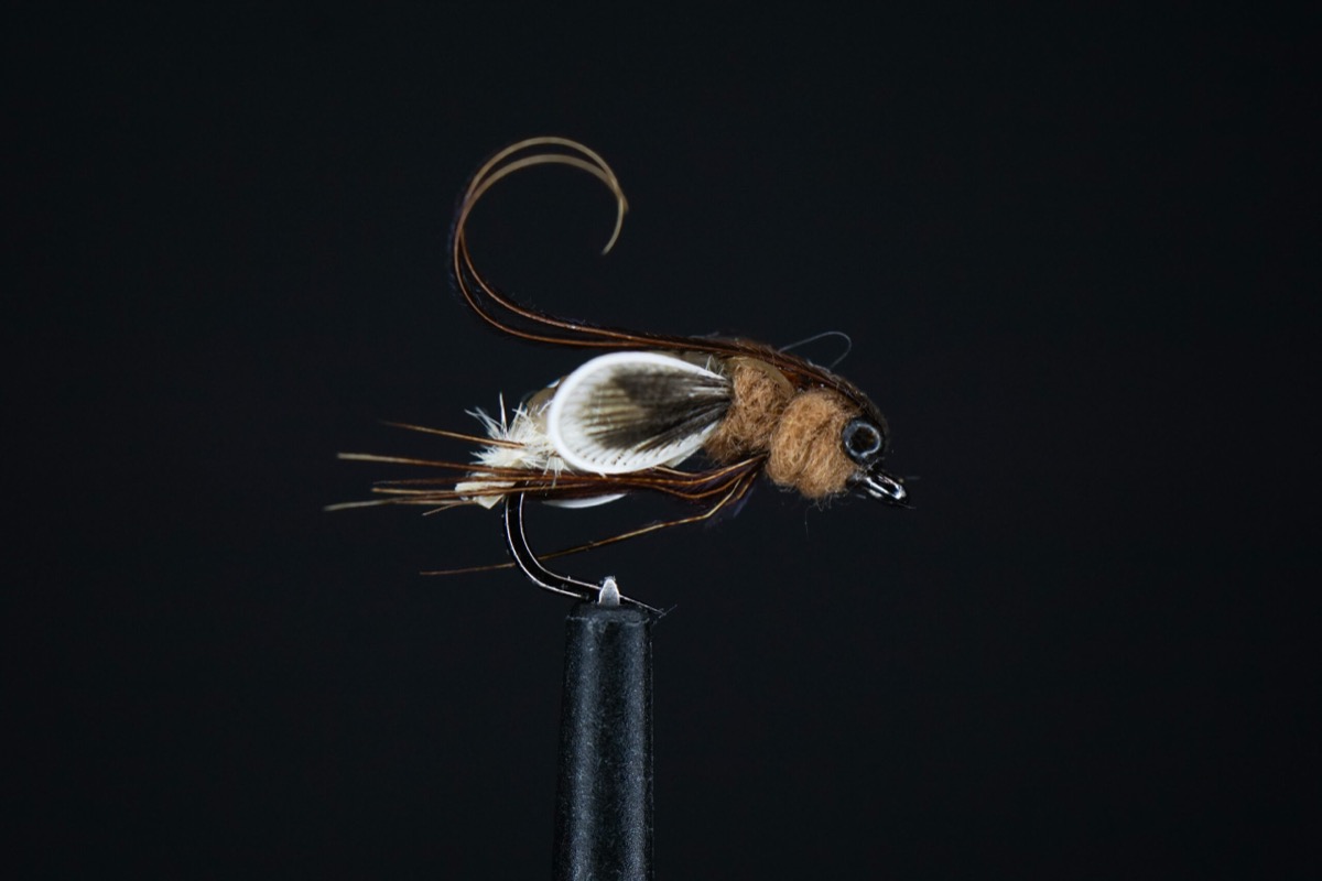 Realistic Caddis Pupa fly pattern tied by Brian Smith