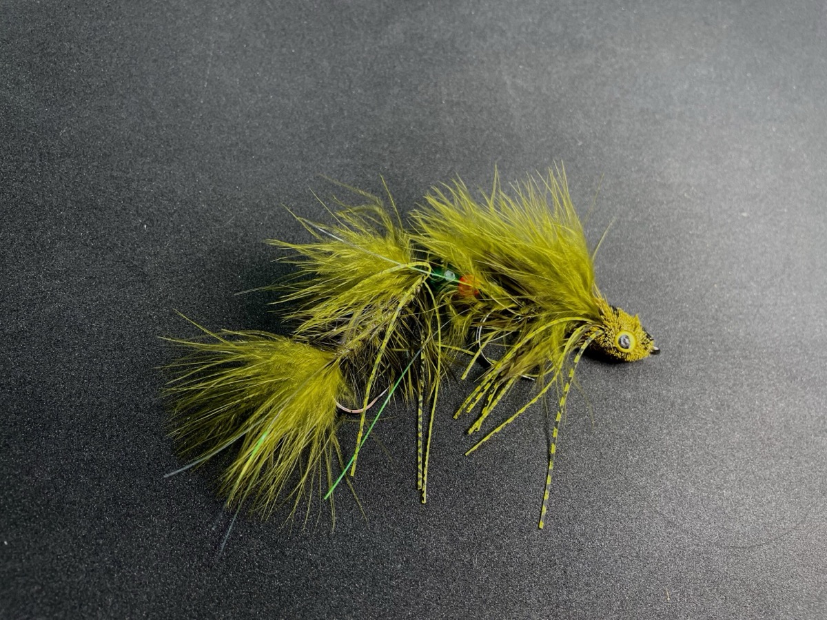 Sex Dungeon Olive fly pattern tied by Brent Jones