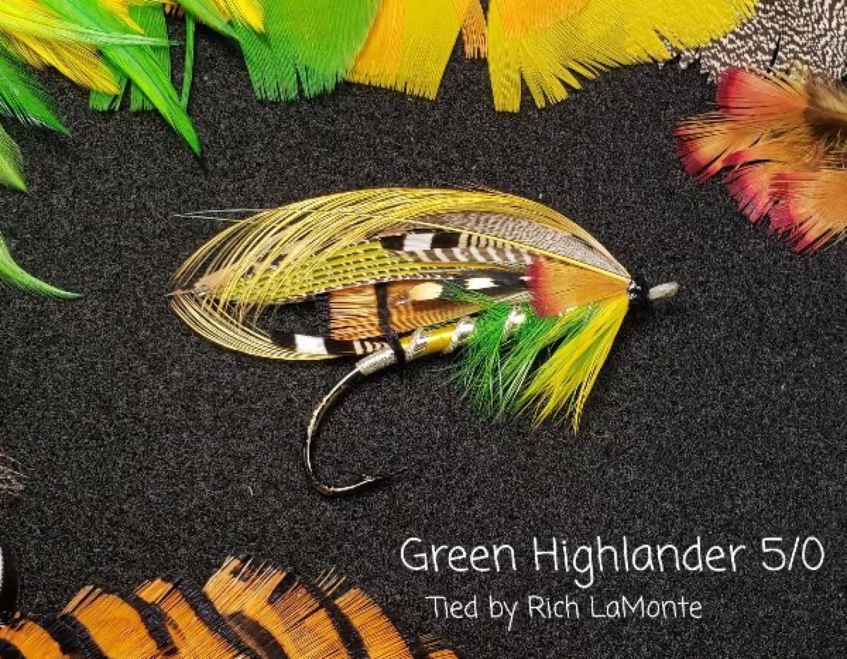 Green Highlander fly pattern tied by Rich LaMonte