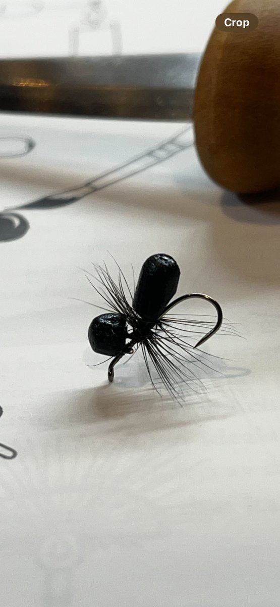 McMurray Ant fly pattern tied by Daniel Becker