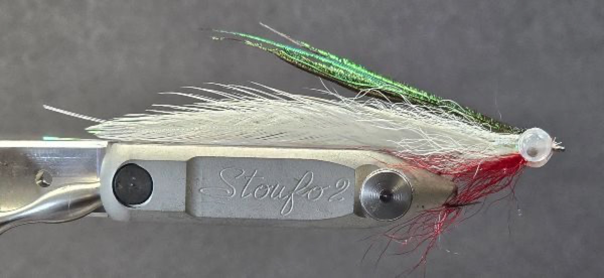 Al Beatty’s Calf Tail Shiner fly pattern tied by Darrell Olson