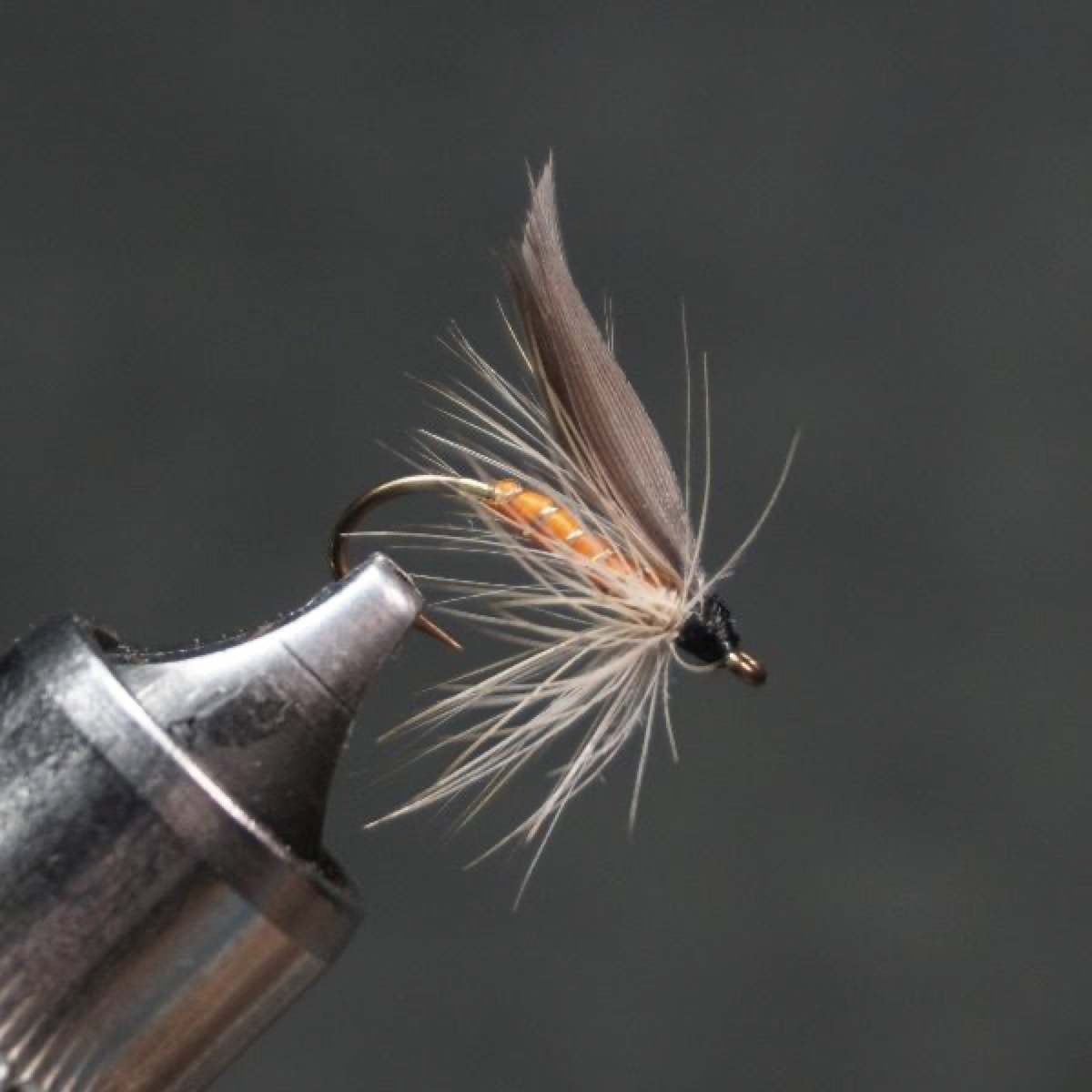 Golden Spinner fly pattern tied by Christian Andrews