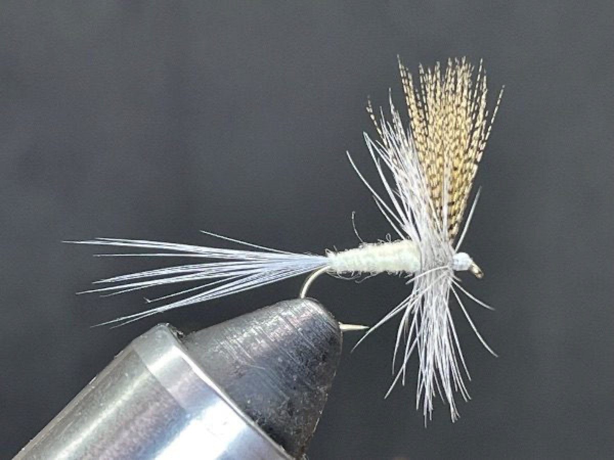 Hendrickson Female (Ephemerella subvaria) fly pattern tied by Brent Jones
