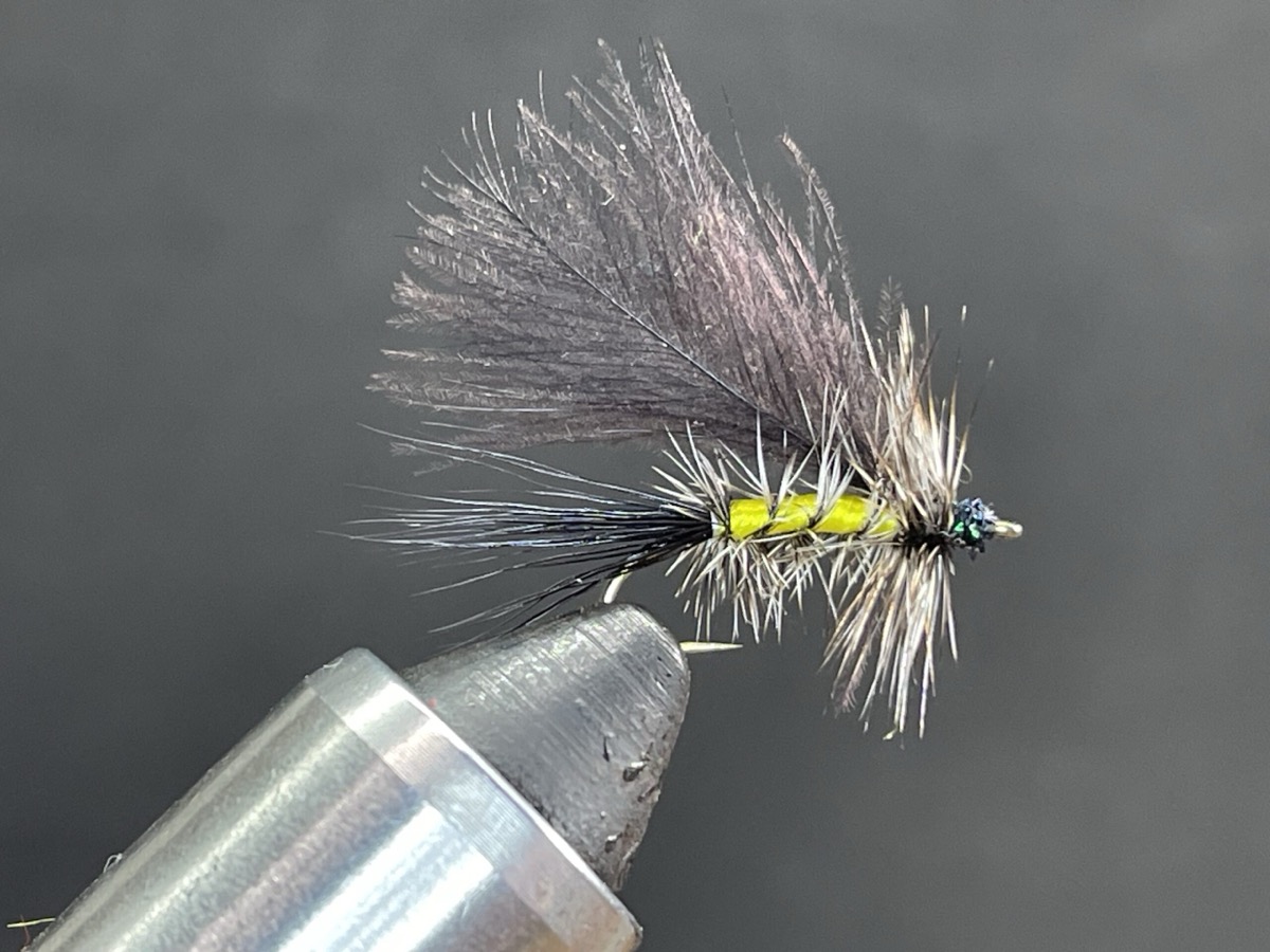 Golden Bull Stimulator fly pattern tied by Brent Jones