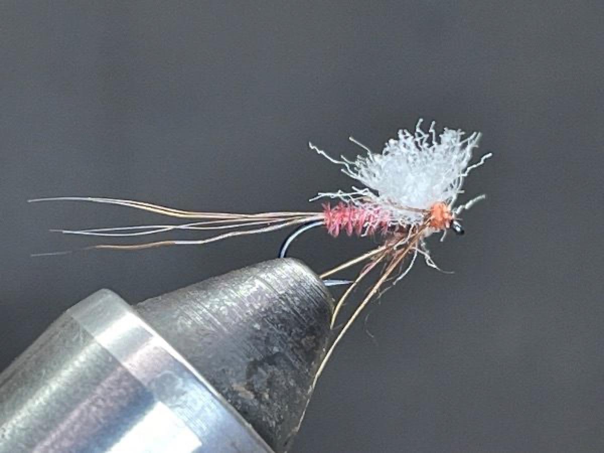 Mahogany Dun Spinner (Paraleptophlebia) fly pattern tied by Brent Jones