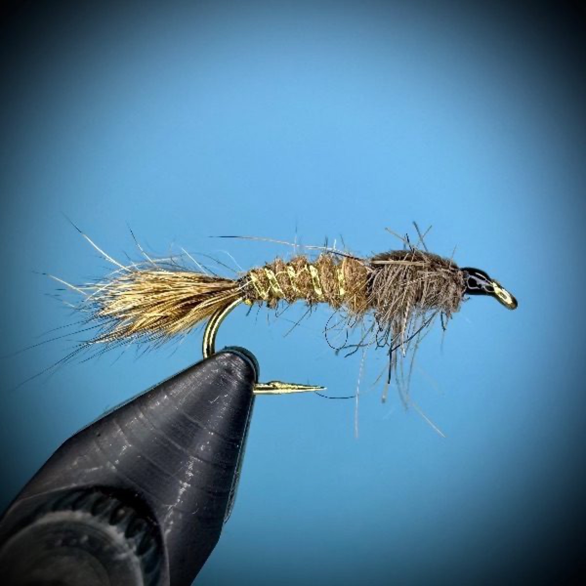 Gold-Ribbed Hare's Ear Nymph fly pattern tied by Joe Glessner