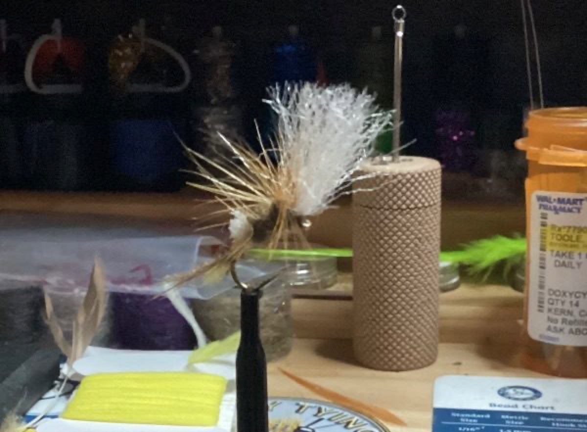 Film critic emerger fly pattern tied by Mark Toole
