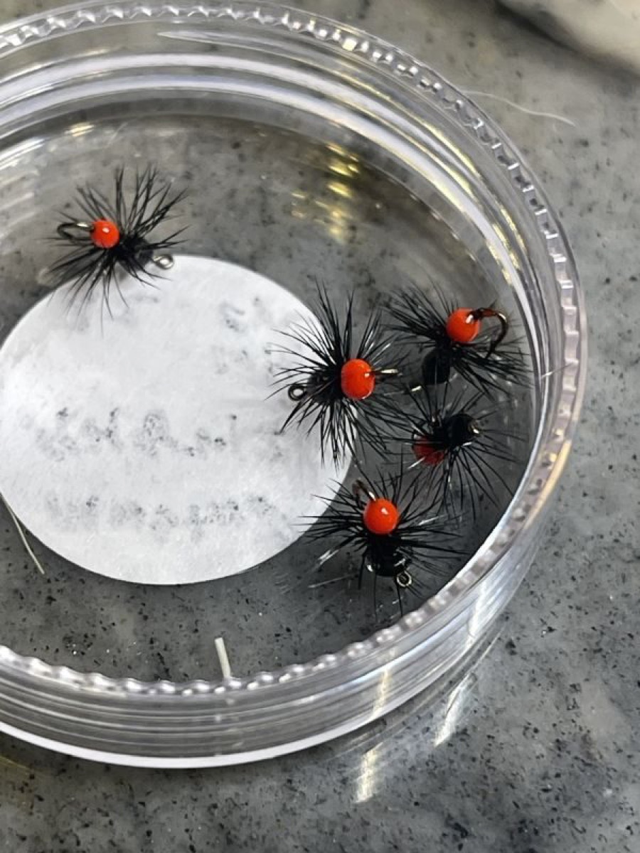 Fire Ant fly pattern tied by Richard Harris