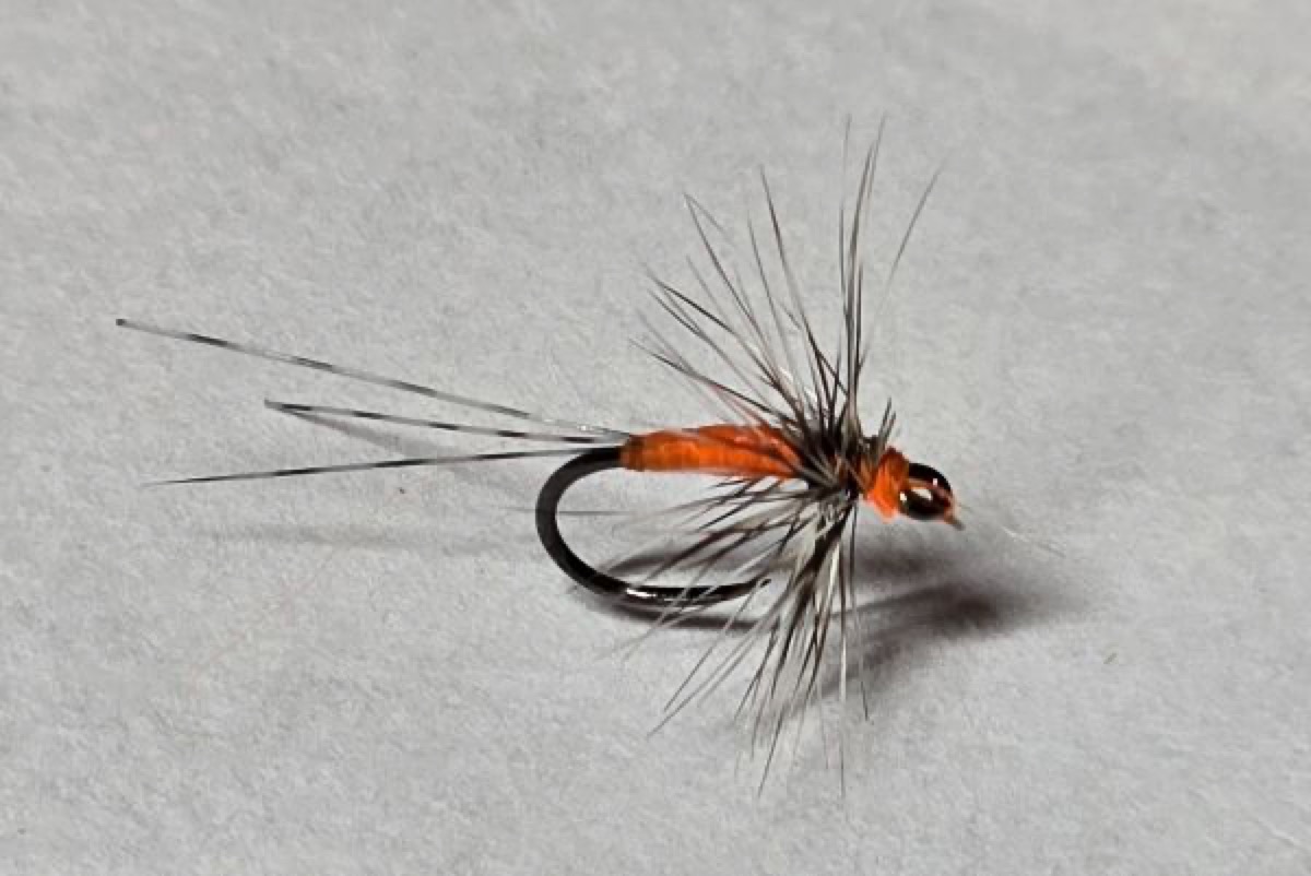 Fall Midge fly pattern tied by Darrell Olson