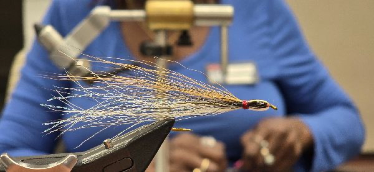 Blacknose Dace Thunder Creek fly pattern tied by Darrell Olson