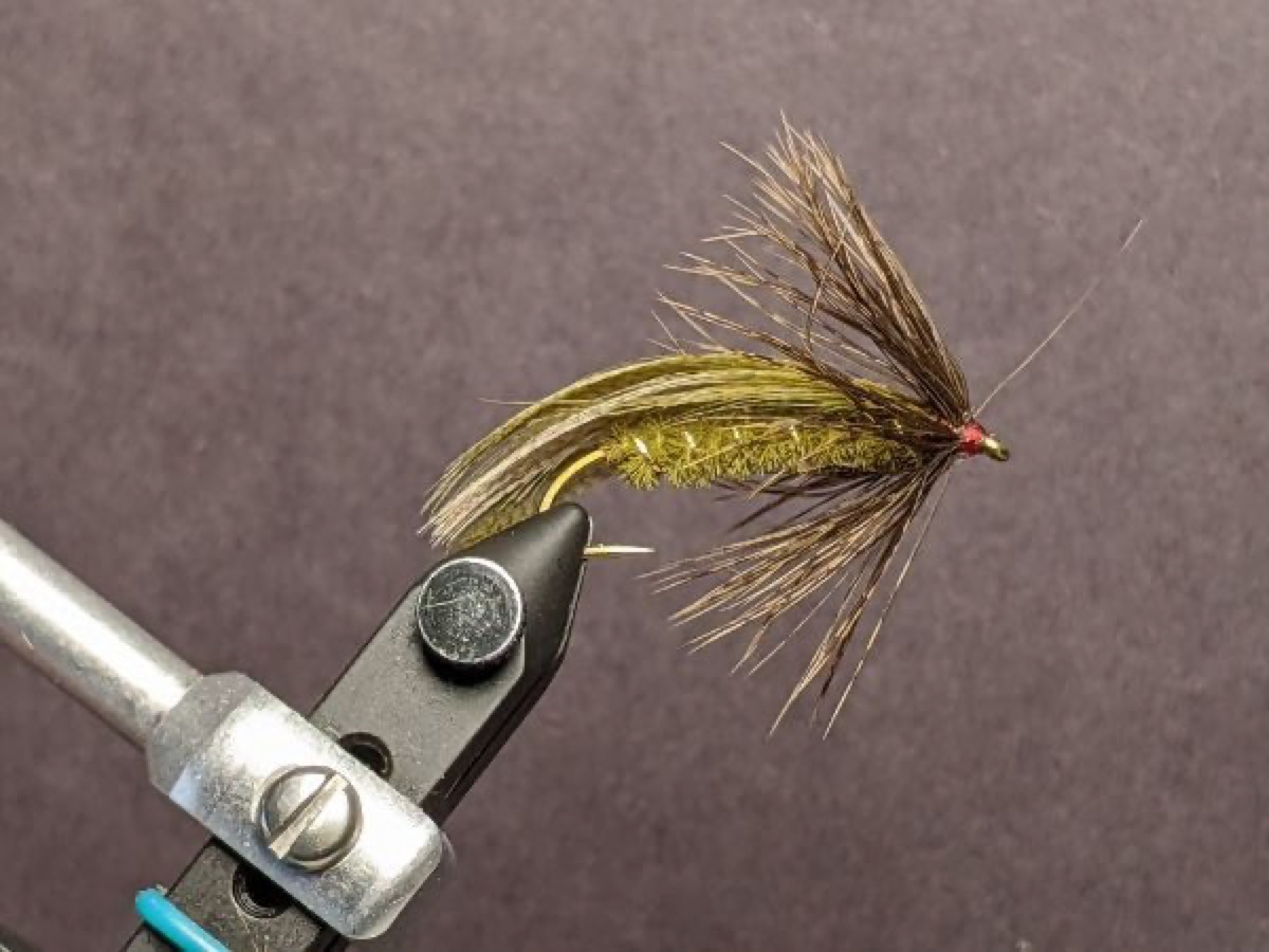 Dragon Fly Nymph (Allagash version) fly pattern tied by Mike Garfield