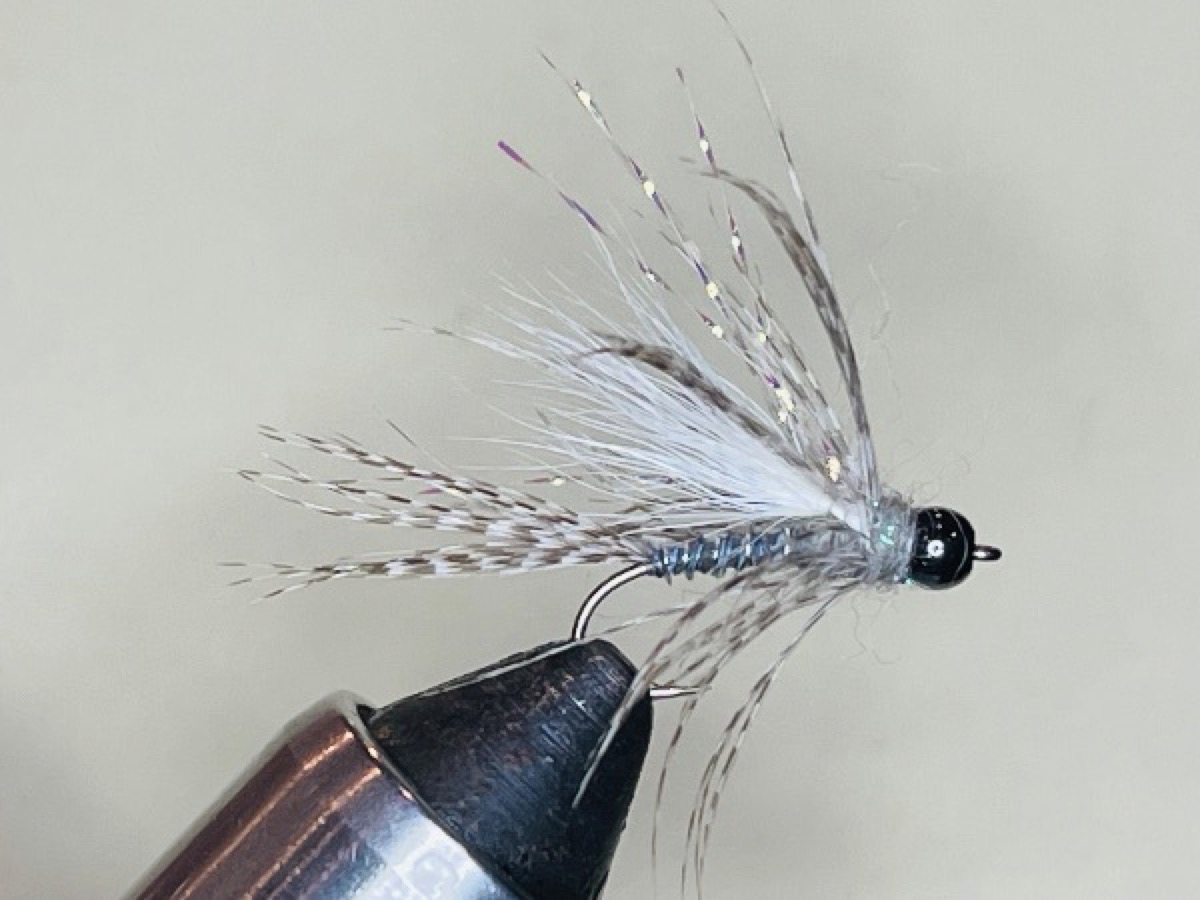 Gray Drake Bead Head Emerger (Siphlonurus quebecensis ) fly pattern tied by Brent Jones
