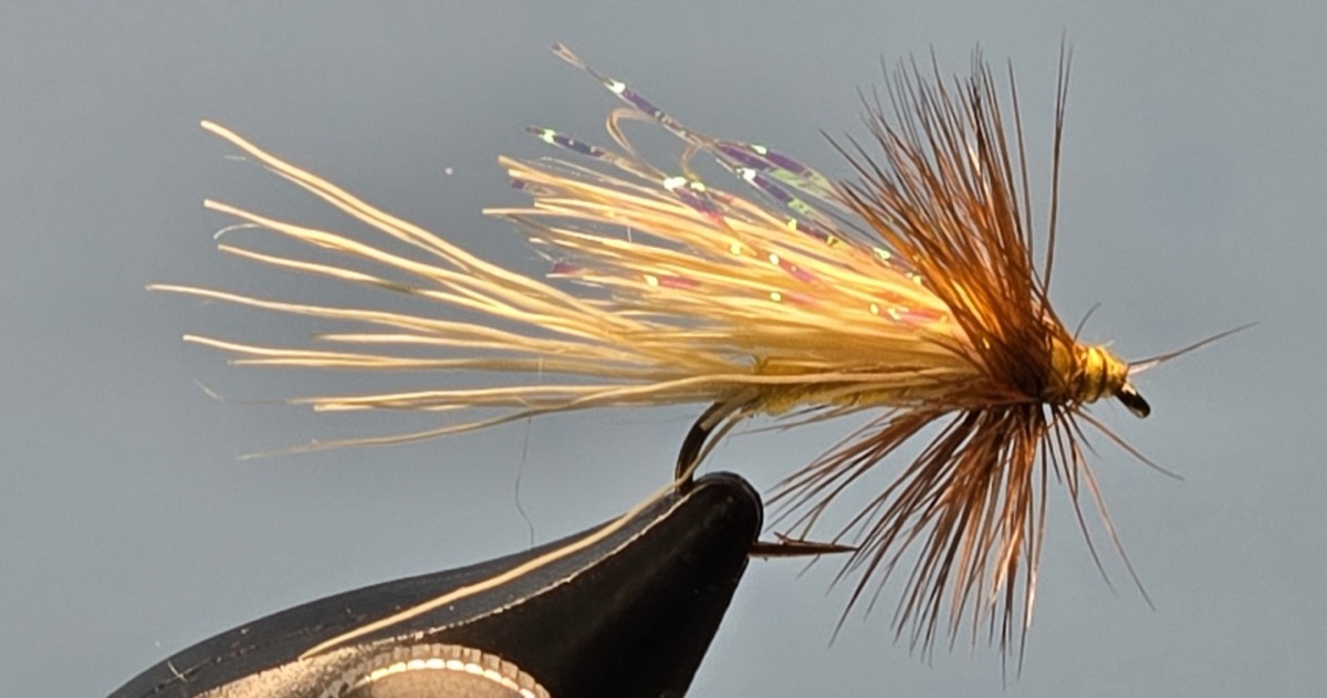 Little Yellow Sally Stonefly fly pattern tied by Darrell Olson