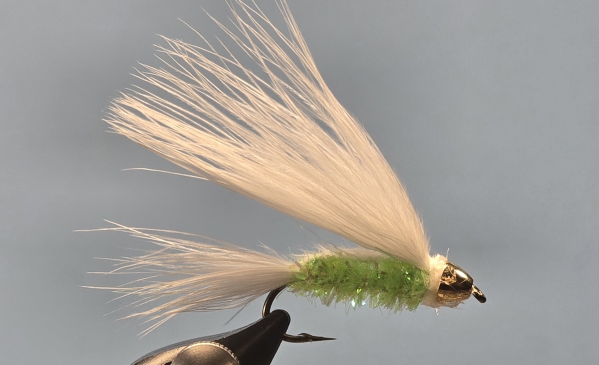 Crappie Streamer fly pattern tied by Darrell Olson