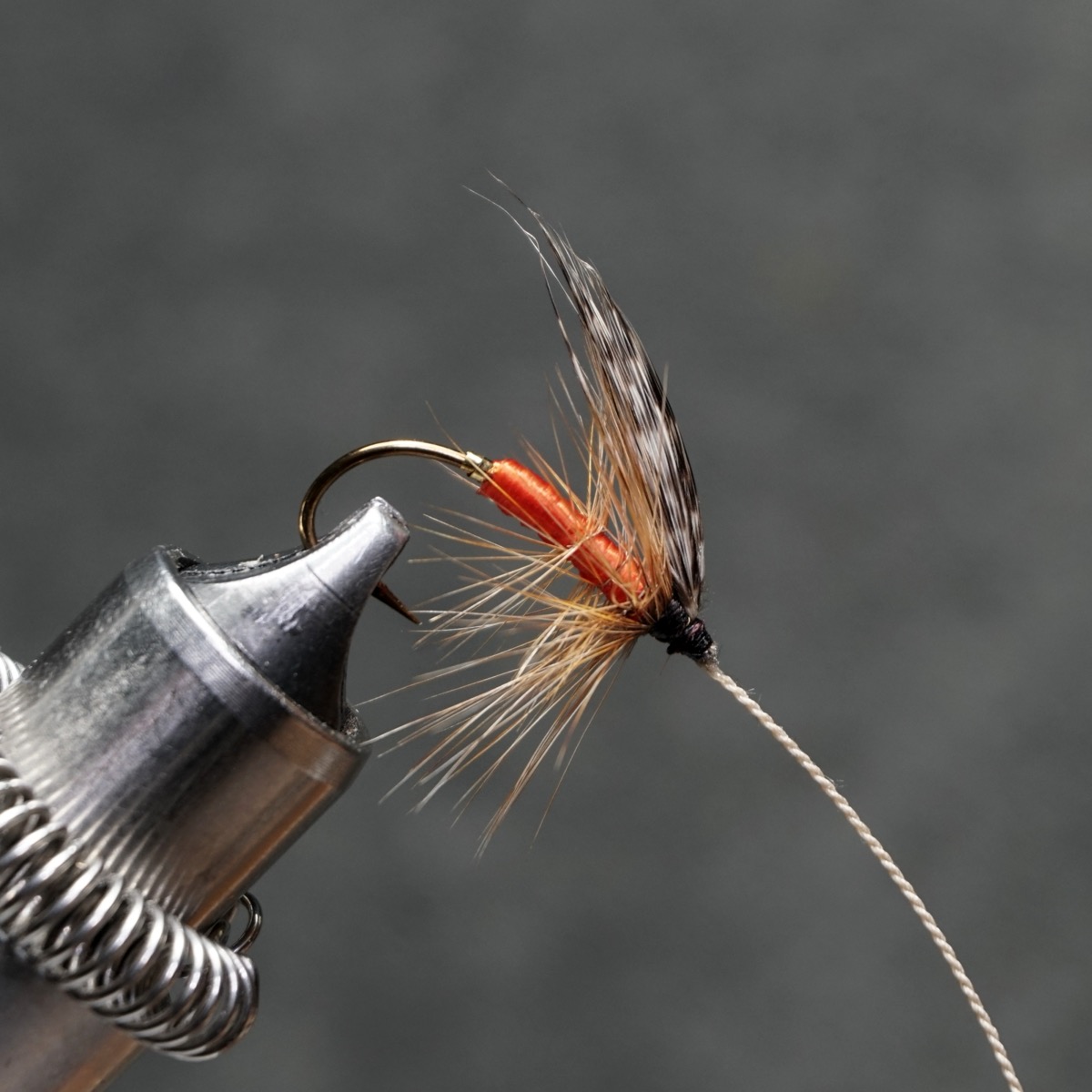 Orange Dun fly pattern tied by Christian Andrews