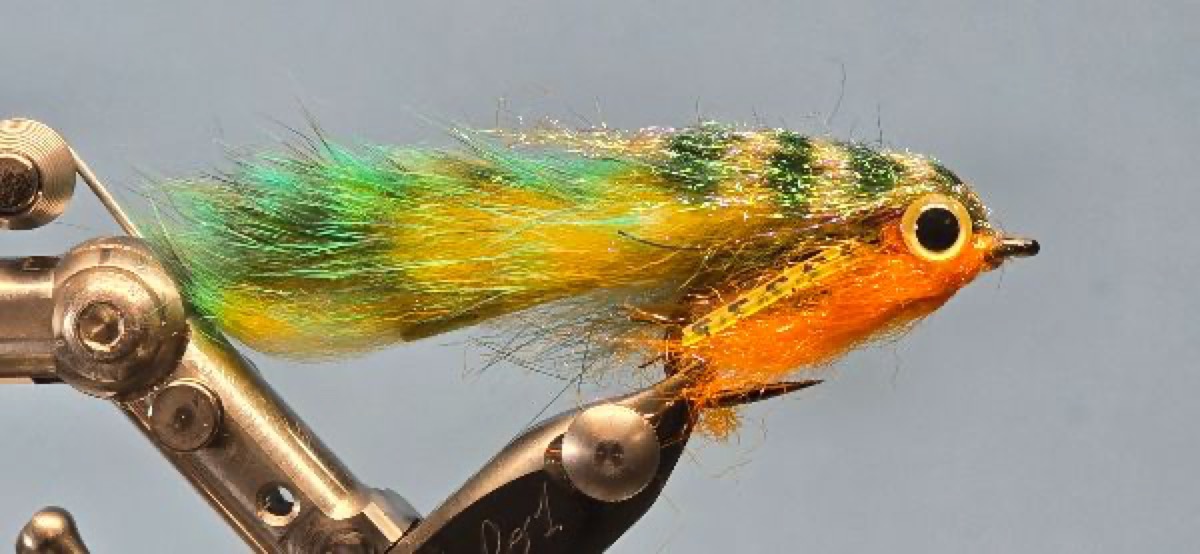 Bream Zonker fly pattern tied by Darrell Olson