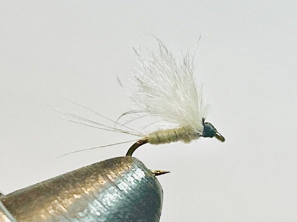 Anglers Curse ( Caenis ) fly pattern tied by Brent Jones