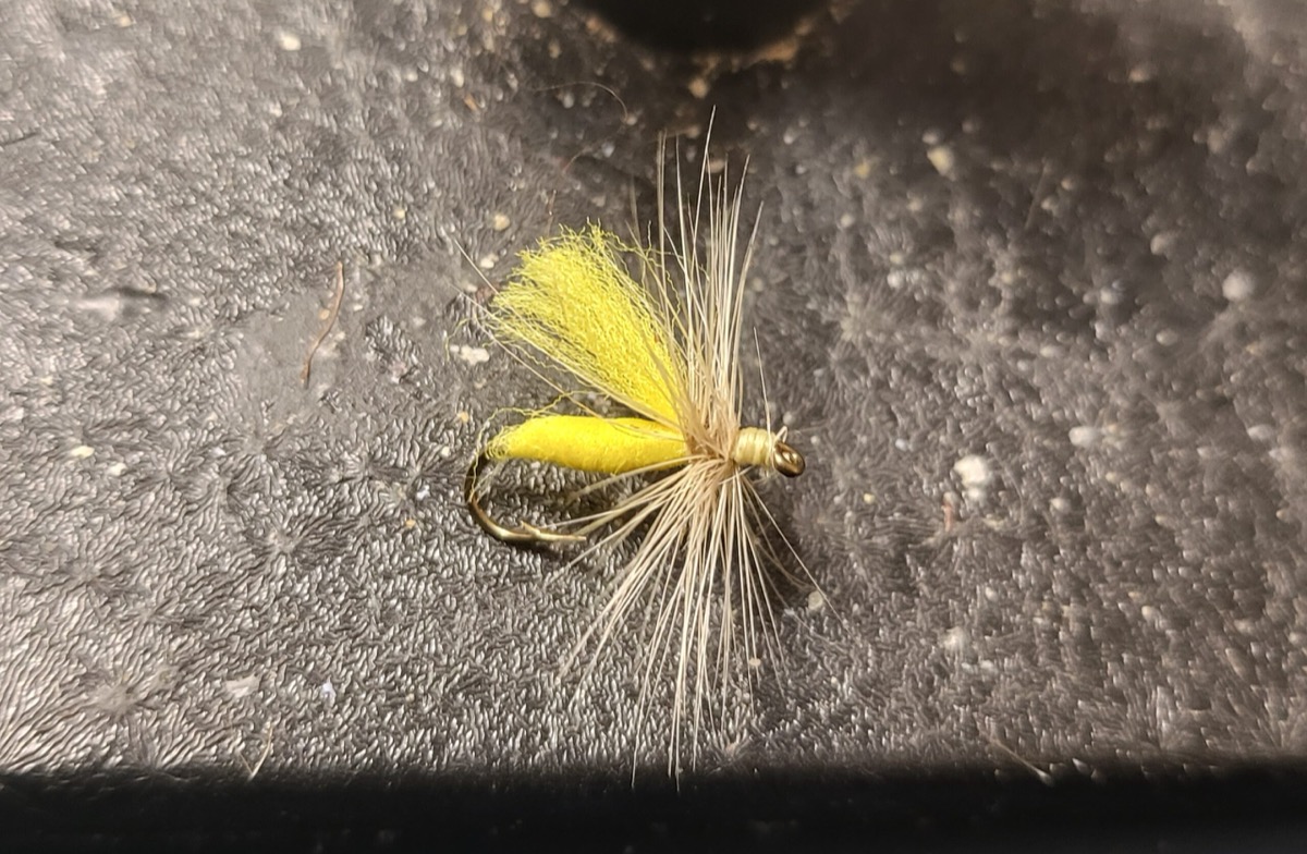 EASY YELLOW SALLY fly pattern tied by Will Arrant