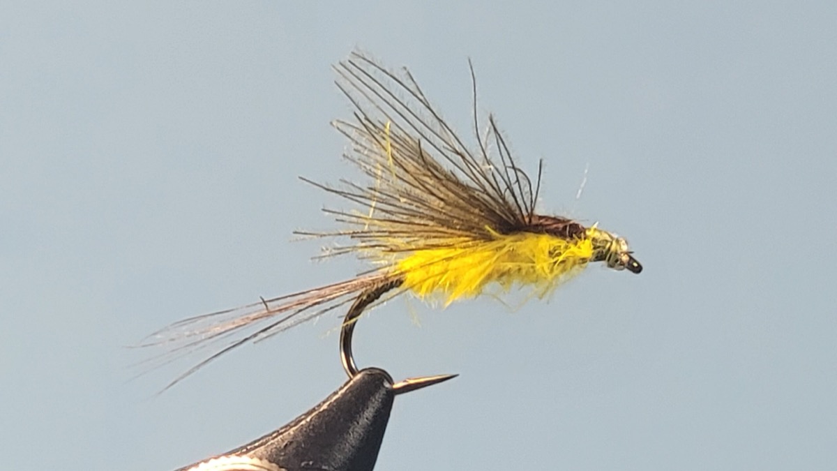 MP-13 Split Wing Dun fly pattern tied by Darrell Olson