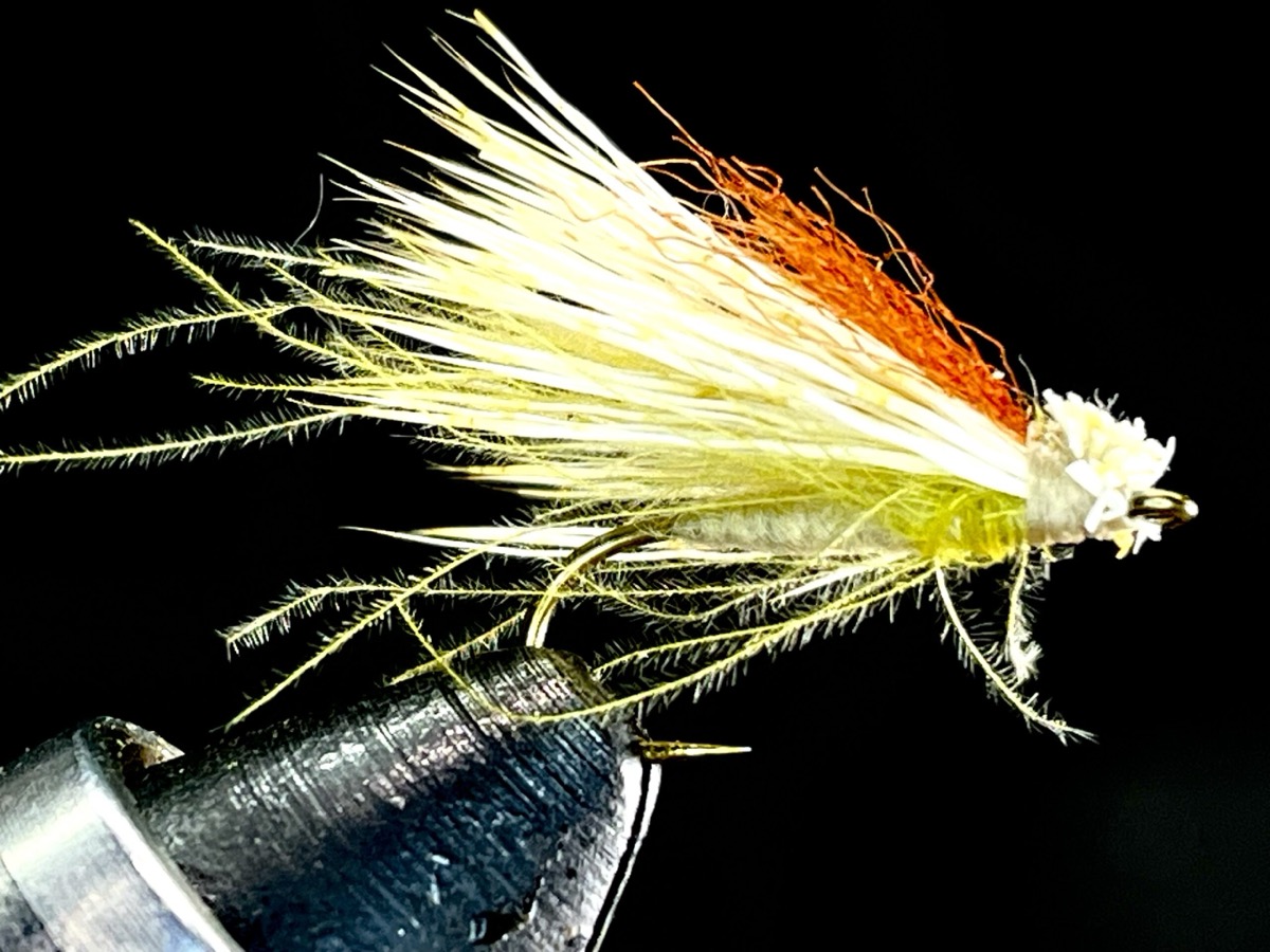 Yellow CDC Elk Hair Caddis fly pattern tied by Brent Jones