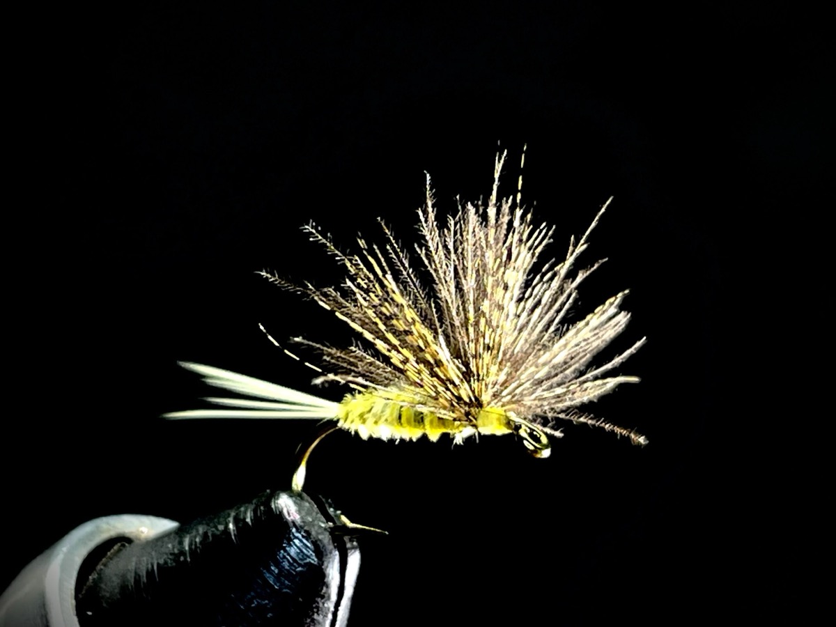 Wood Duck & CDC , PMD Comparadun fly pattern tied by Brent Jones