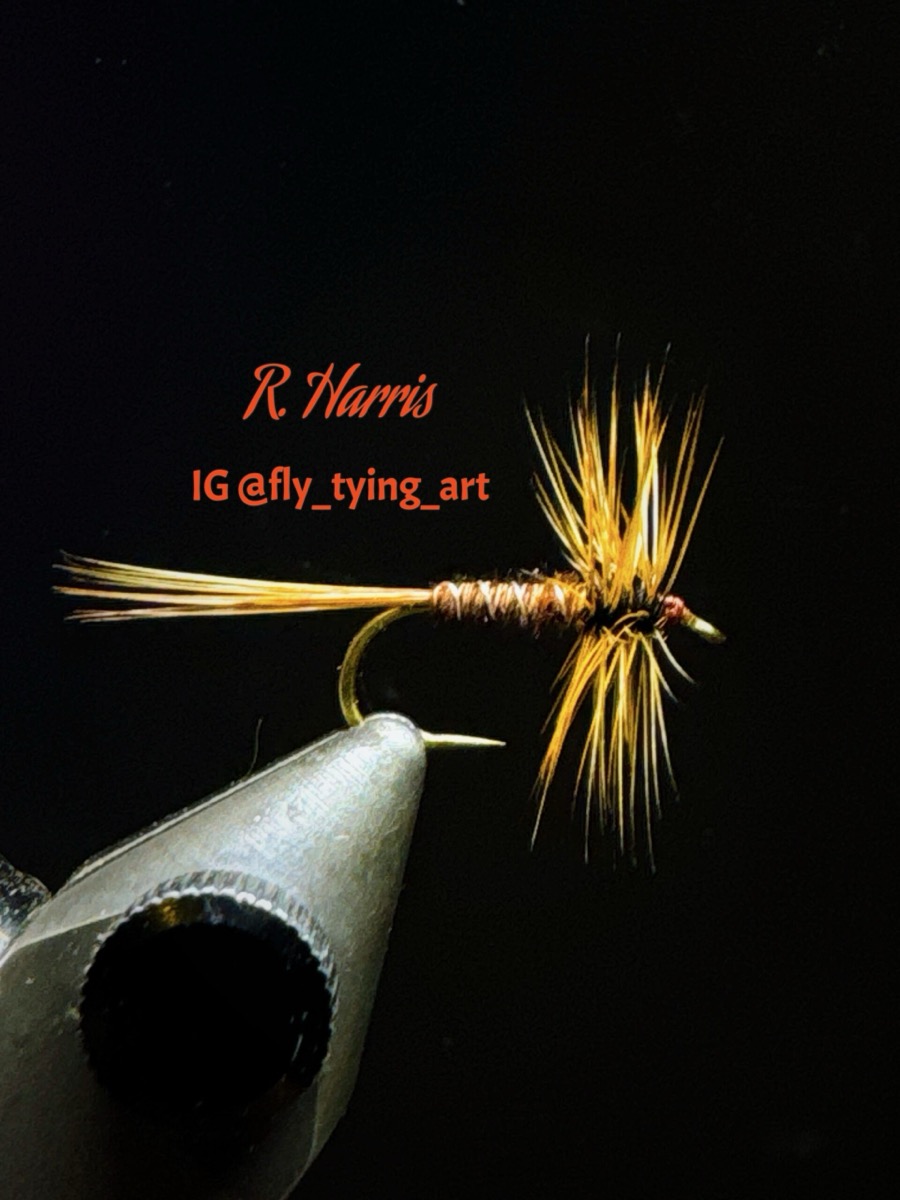 Dry Pheasant Tail Variant fly pattern tied by Richard Harris