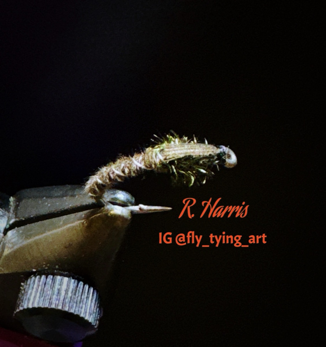 Grey Goose Midge Emerger fly pattern tied by Richard Harris