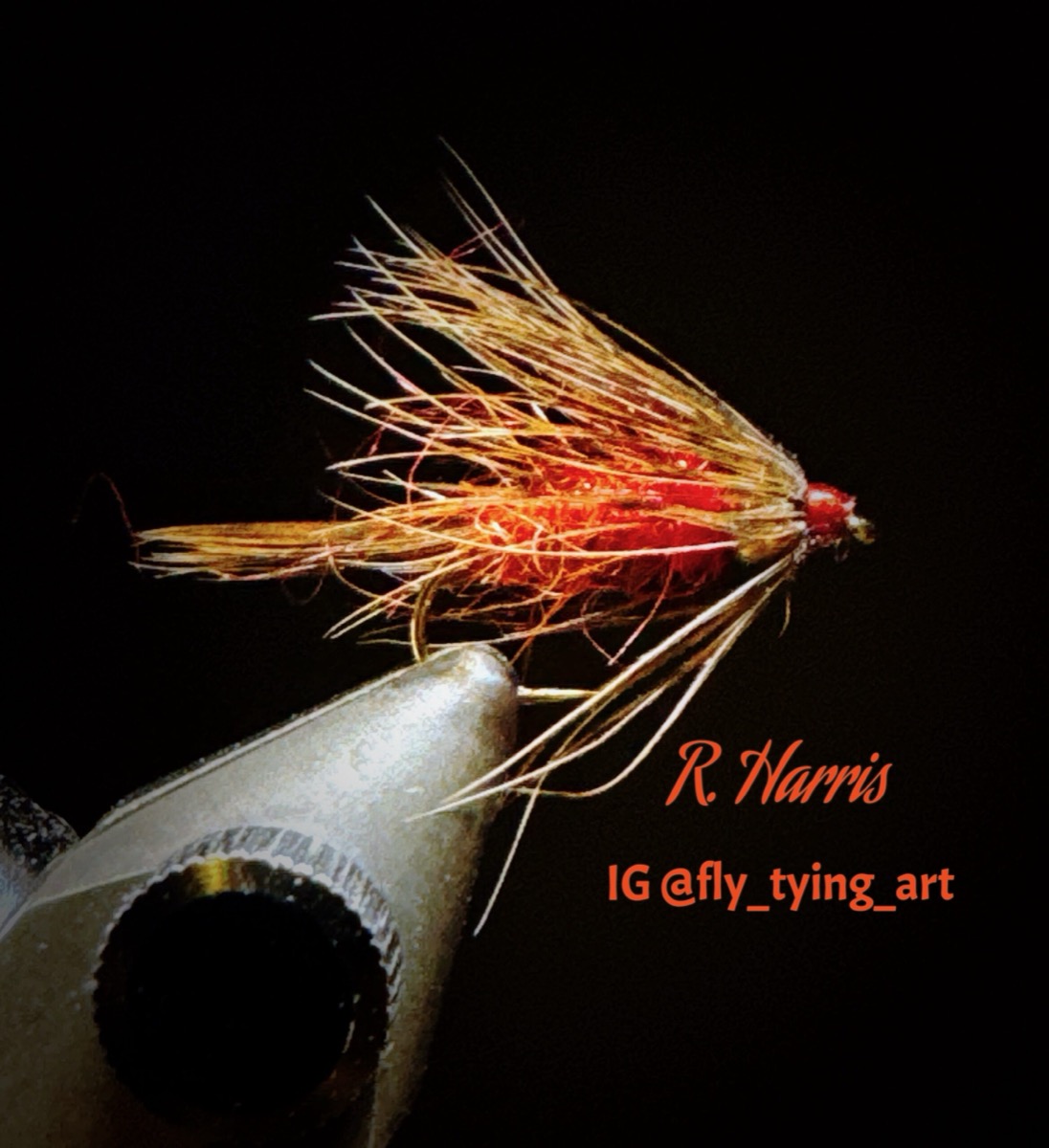 October Caddis fly pattern tied by Richard Harris