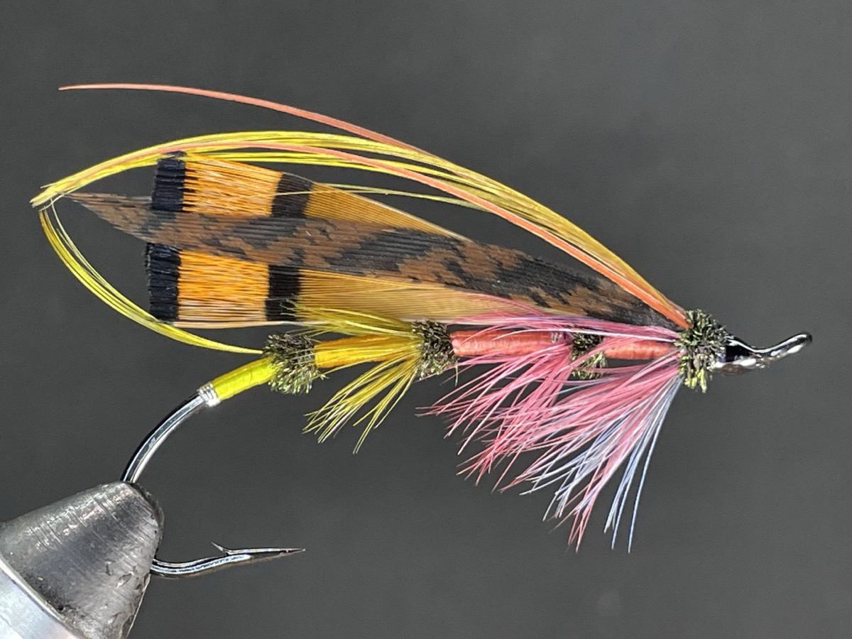 The Garibaldi fly pattern tied by Brent Jones