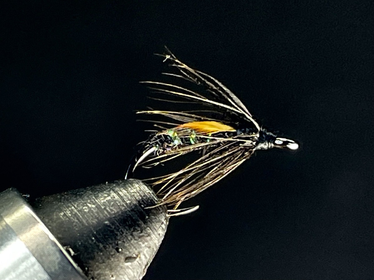 Pearly Black Nymph fly pattern tied by Brent Jones