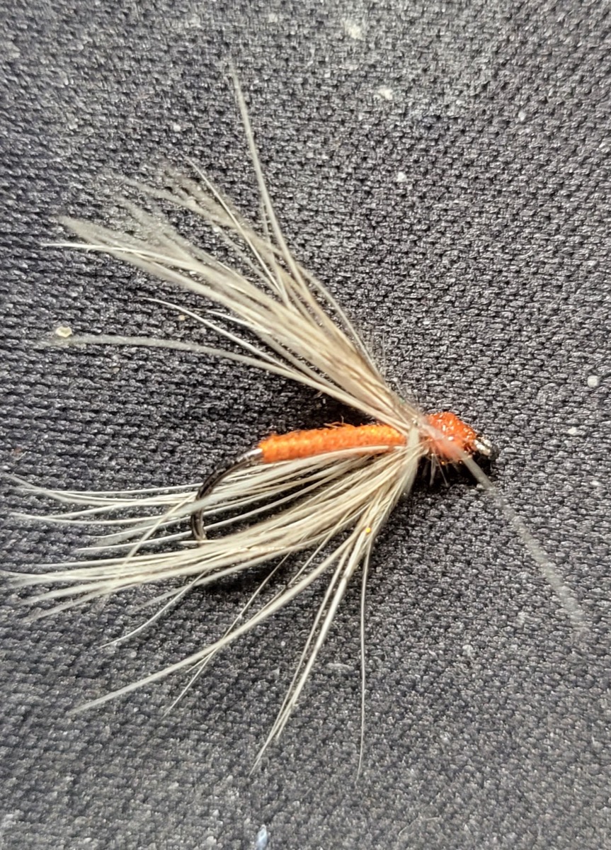 partridge and orange fly pattern tied by Will Arrant