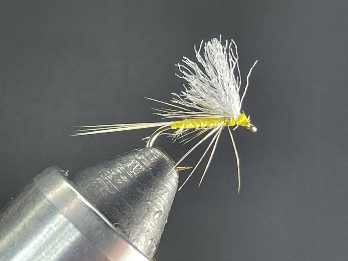 Poly Wing PMD fly pattern tied by Brent Jones