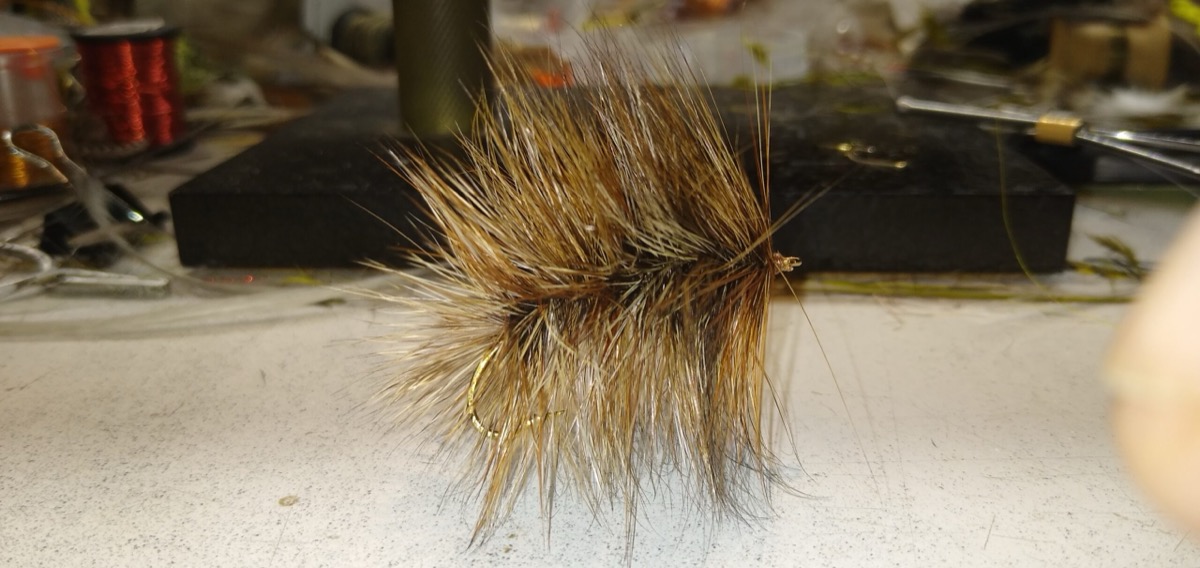 Dark Stone Bi-Visible (Pat Trotter) fly pattern tied by Andrew Marshall