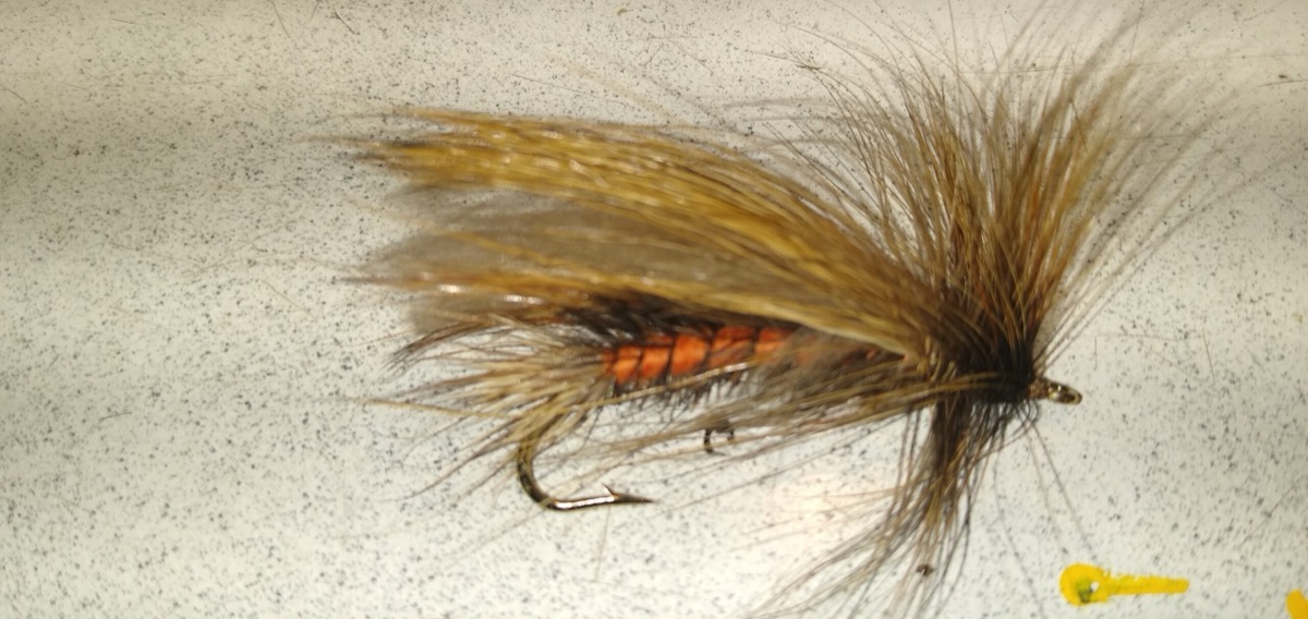 Hairwing Salmonfly fly pattern tied by Andrew Marshall