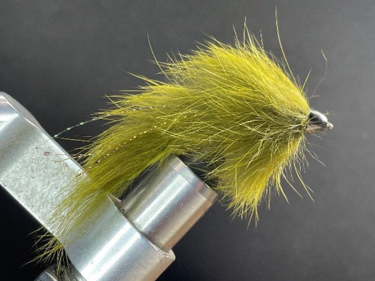 Olive Bunny Leech fly pattern tied by Brent Jones