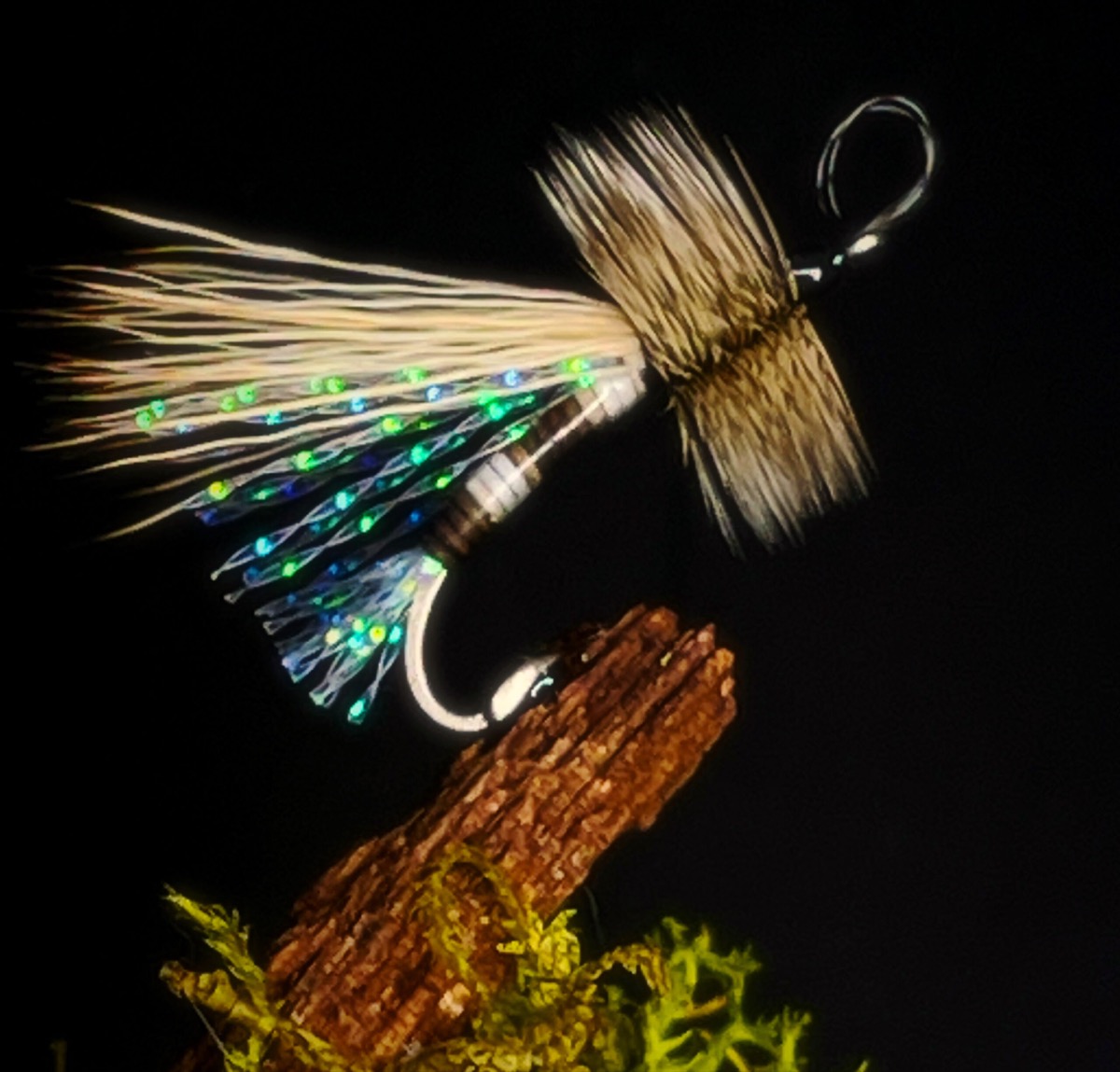 Peccary stimulator Variant fly pattern tied by Richard Harris