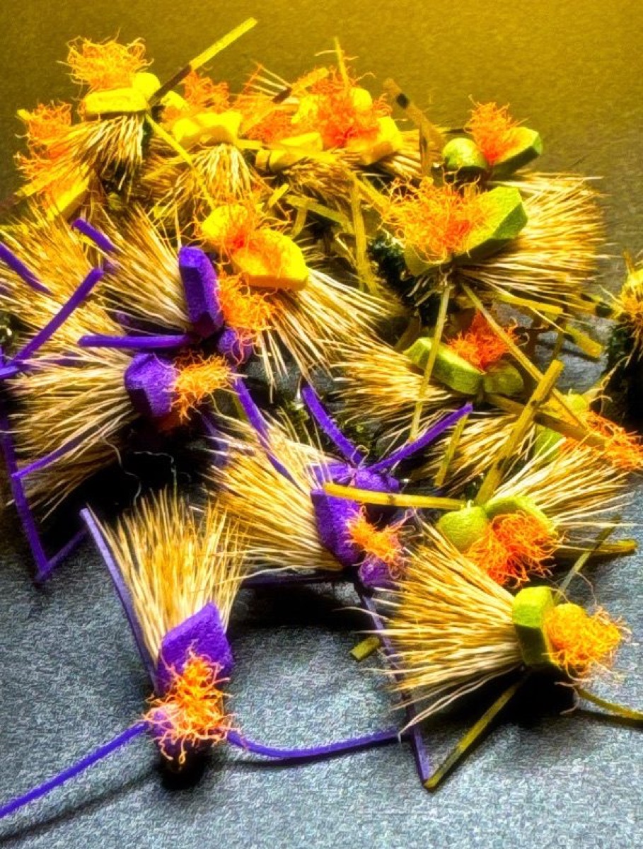 Mini Foam Hopper fly pattern tied by Richard Harris