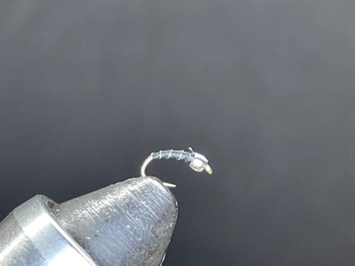 Zebra Midge fly pattern tied by Brent Jones
