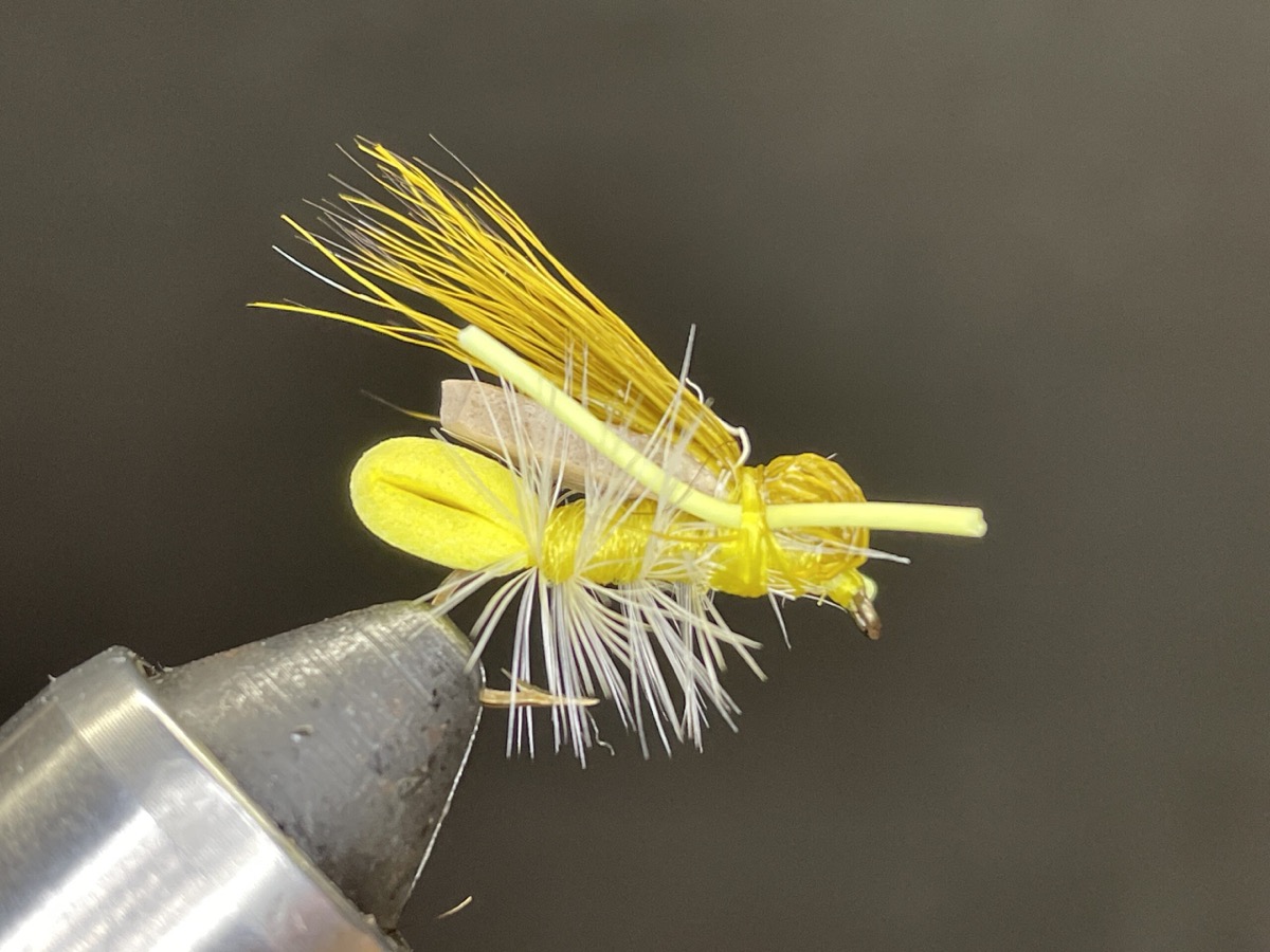 Yellow Sally Attractor fly pattern tied by Brent Jones