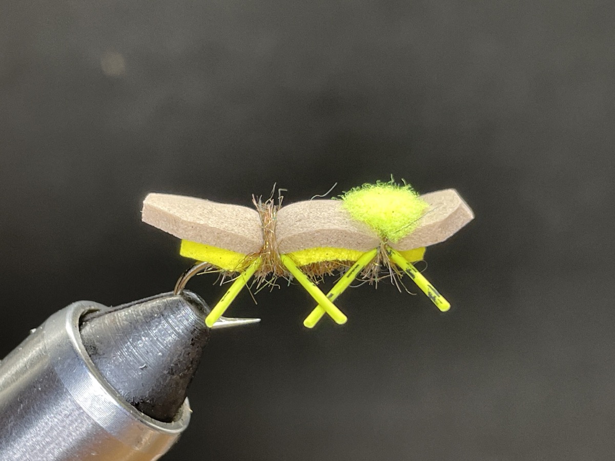 Chubby Chernobyl fly pattern tied by Brent Jones