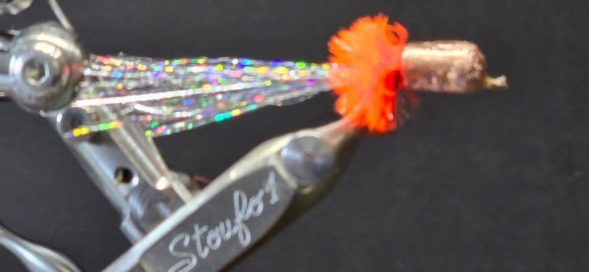 Topwater Kreelex fly pattern tied by Darrell Olson