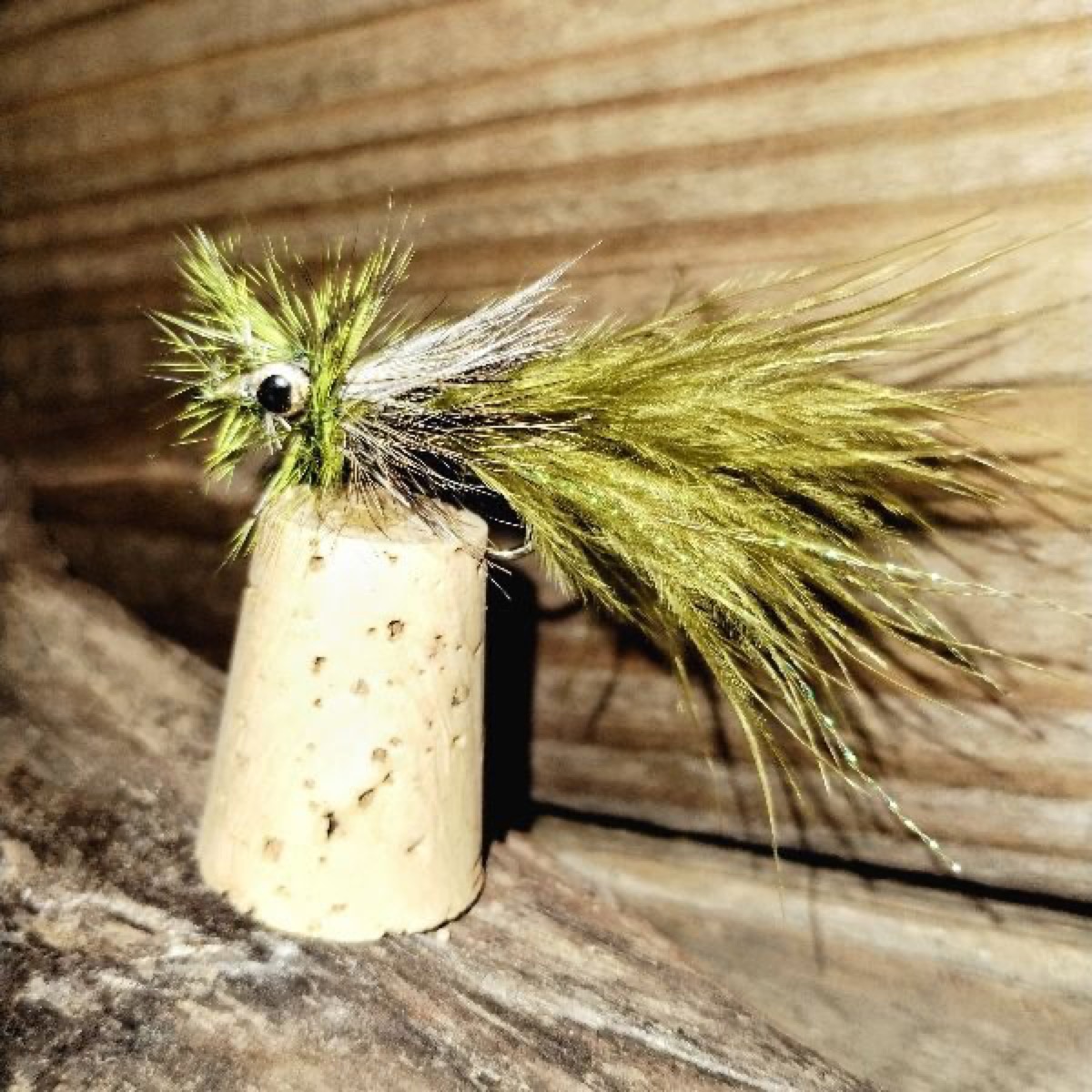 Green Frog Wooly Bugger fly pattern tied by Shannon Wood