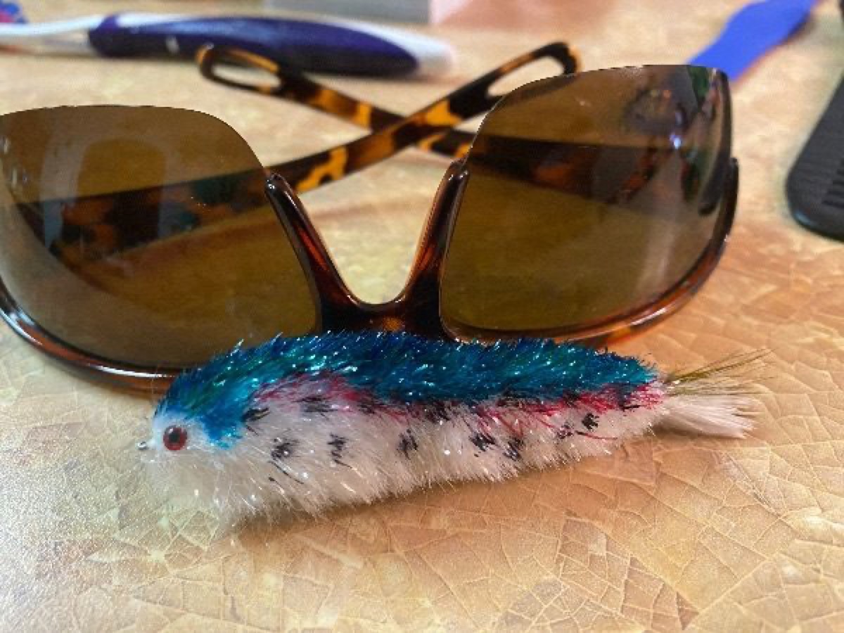 Game changer rainbow fly pattern tied by Andy Wells