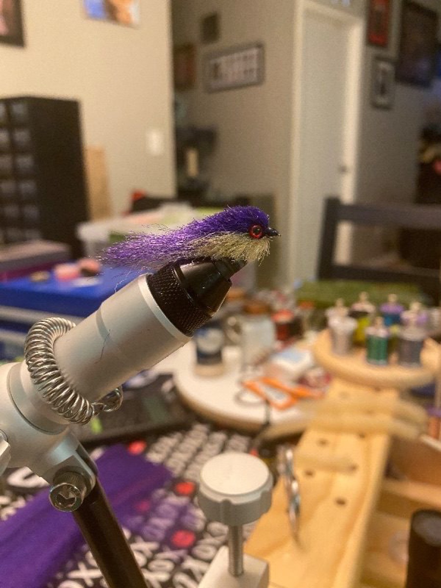 EP micro minnow fly pattern tied by Andy Wells