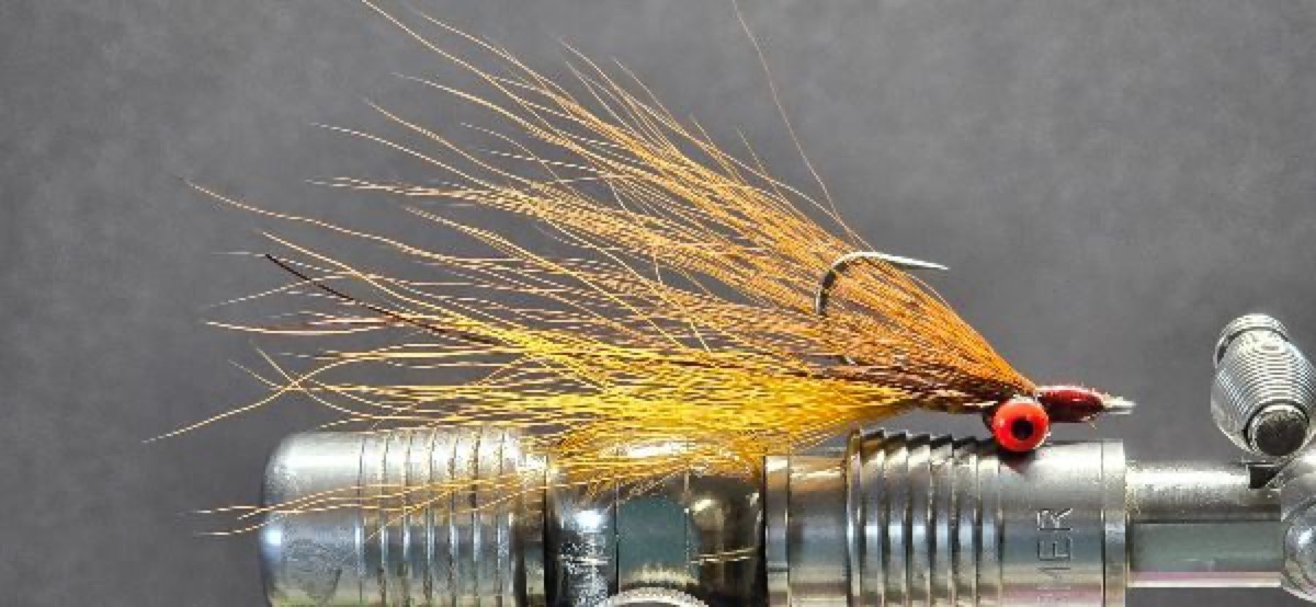 The Brown Anchovy Clouser fly pattern tied by Darrell Olson