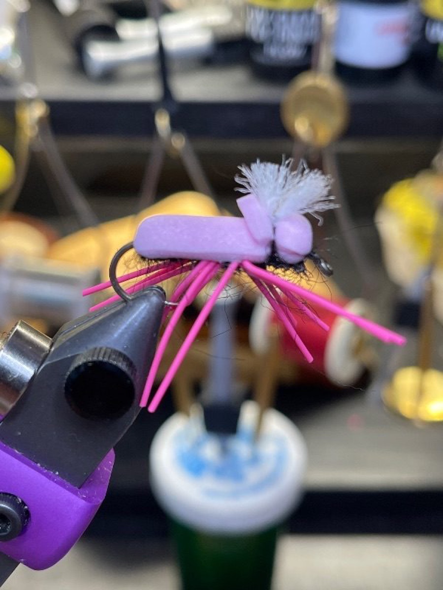 The Pink Bug fly pattern tied by Richard Harris