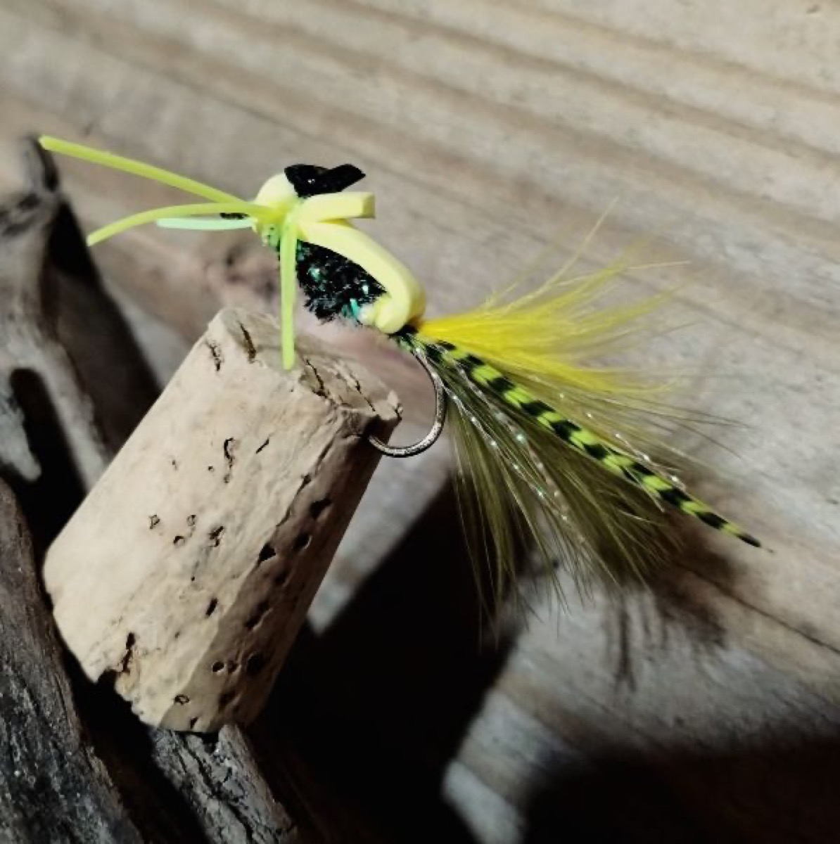 S1 Spider Popper fly pattern tied by Shannon Wood