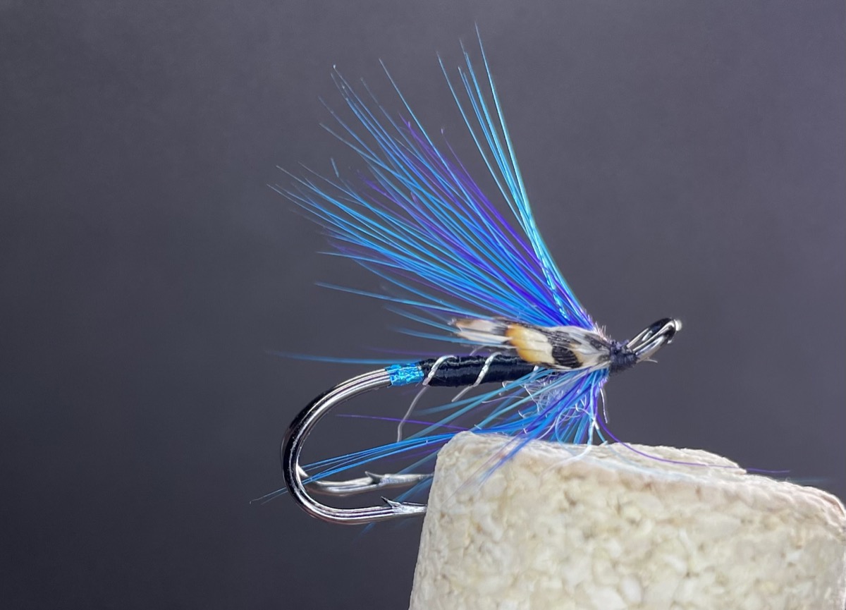 Moody Blue fly pattern tied by Brent Jones