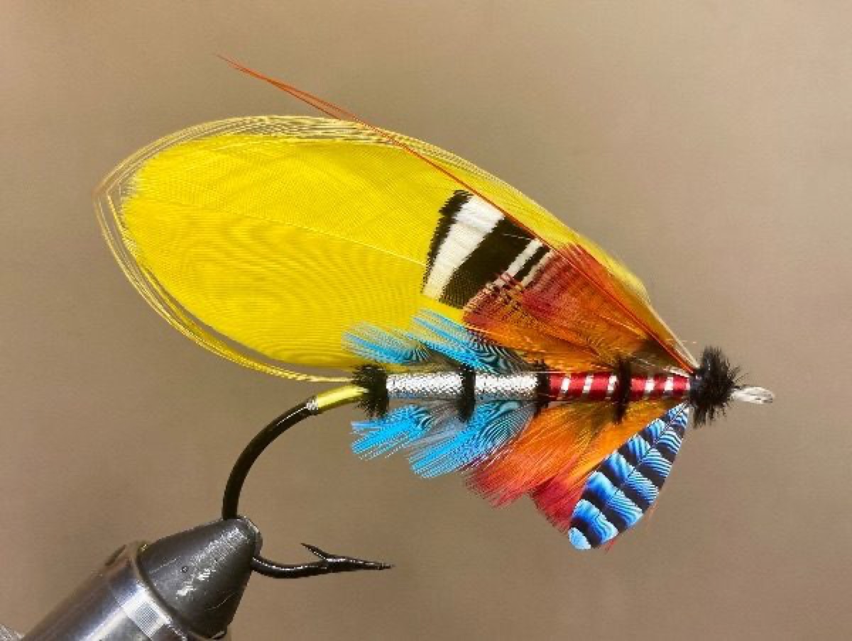 Evangeline fly pattern tied by Arthur Heffernan