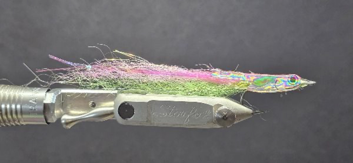 Tutti Frutti Surf Candy fly pattern tied by Darrell Olson